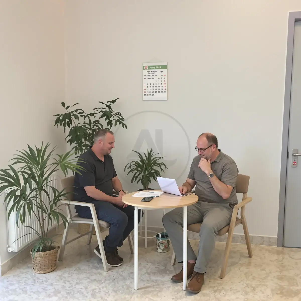 Konsultë në klinikë mes specialistit dhe pacientit për kostot dhe opsionet e transplantit të flokëve – Albania Hair Clinic