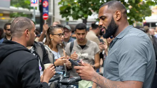 Cover image for the page on LeBron James.