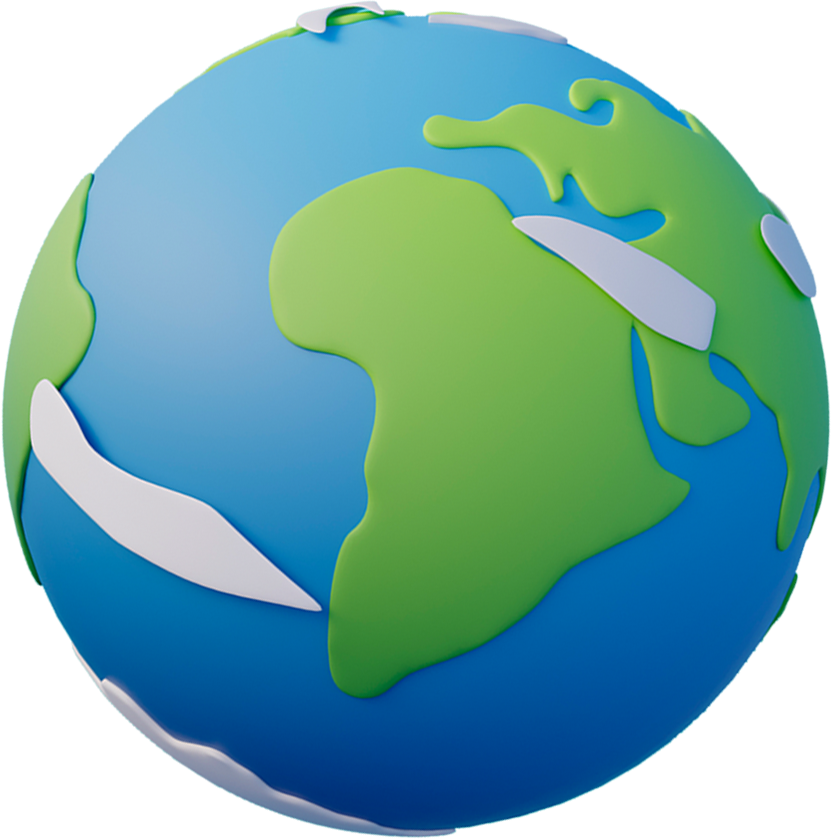 World map illustration