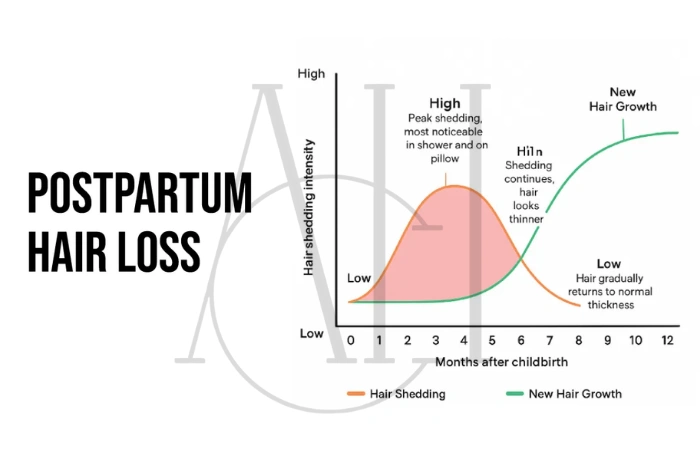 Trattamento per la perdita di capelli postpartum