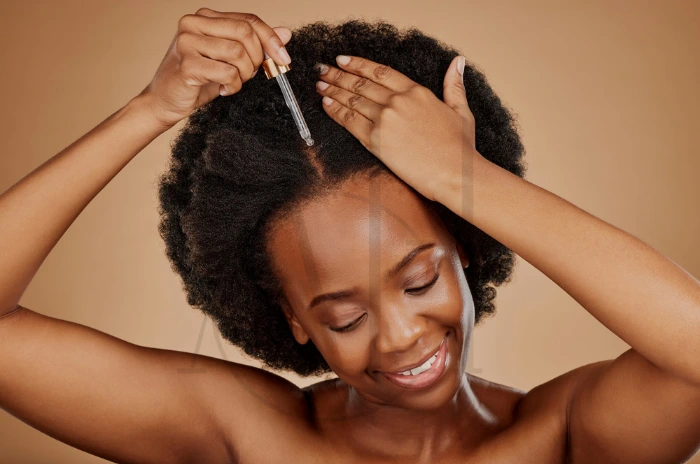 African American hair care routine
